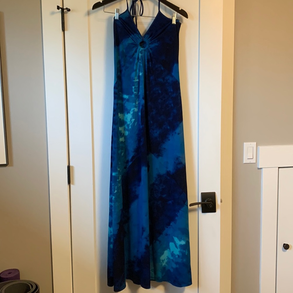 Blue maxi dress